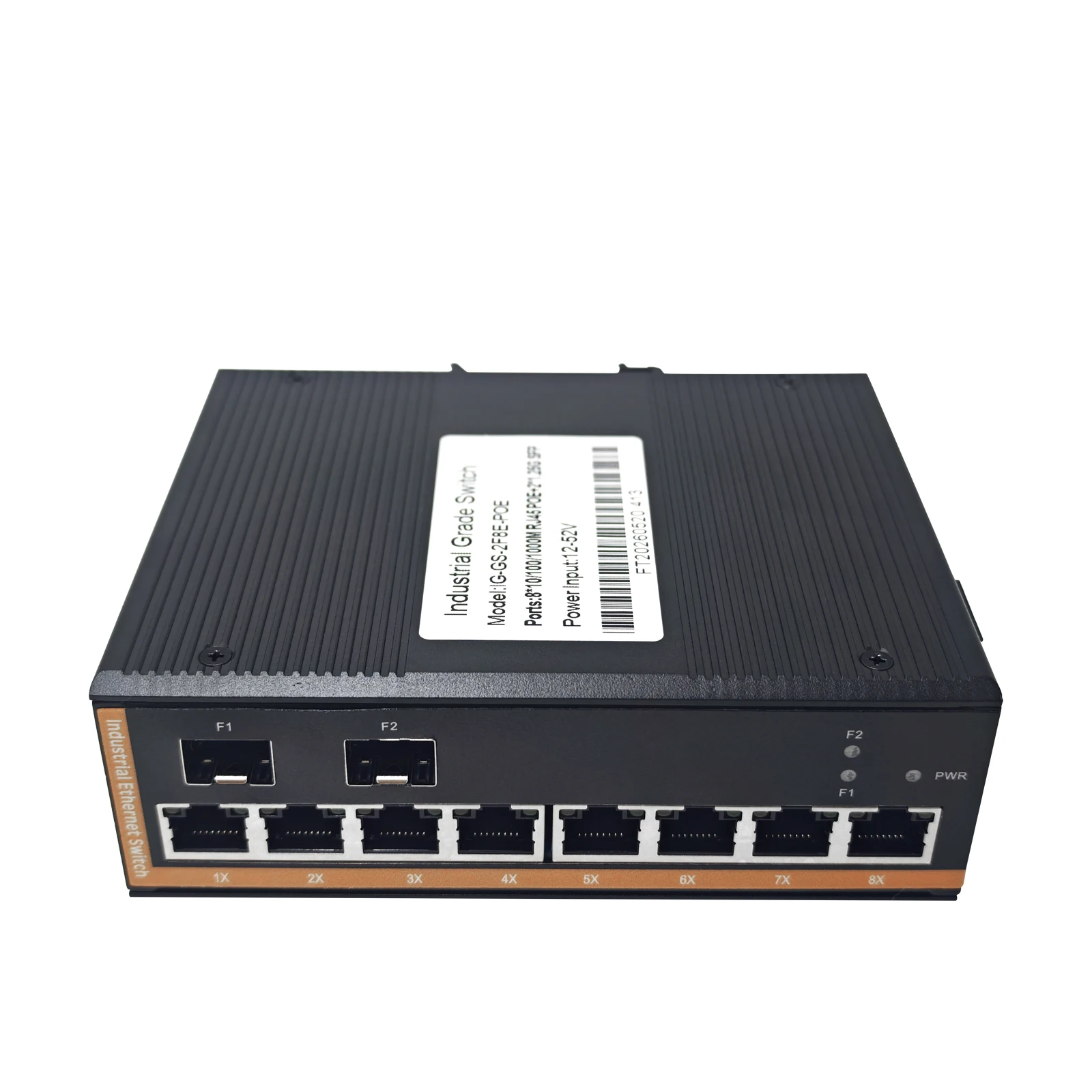 Industrial Gigabit Switch Industrial IG-GS-2F8E-POE Fiber Optic Transceiver Ethernet Media Converter