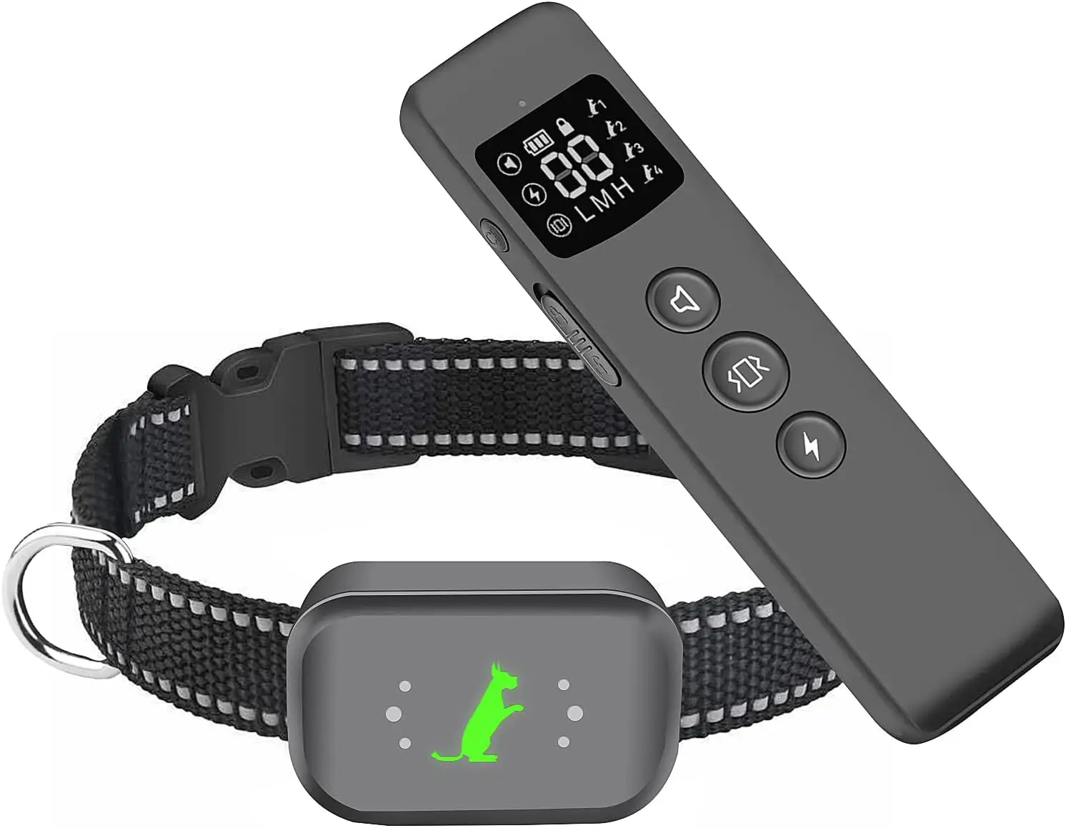 Educator E-Collar Humane Dog Training Collar with Remote 99 Safe Tapping Stimulation Levels Waterproof Rechargeable