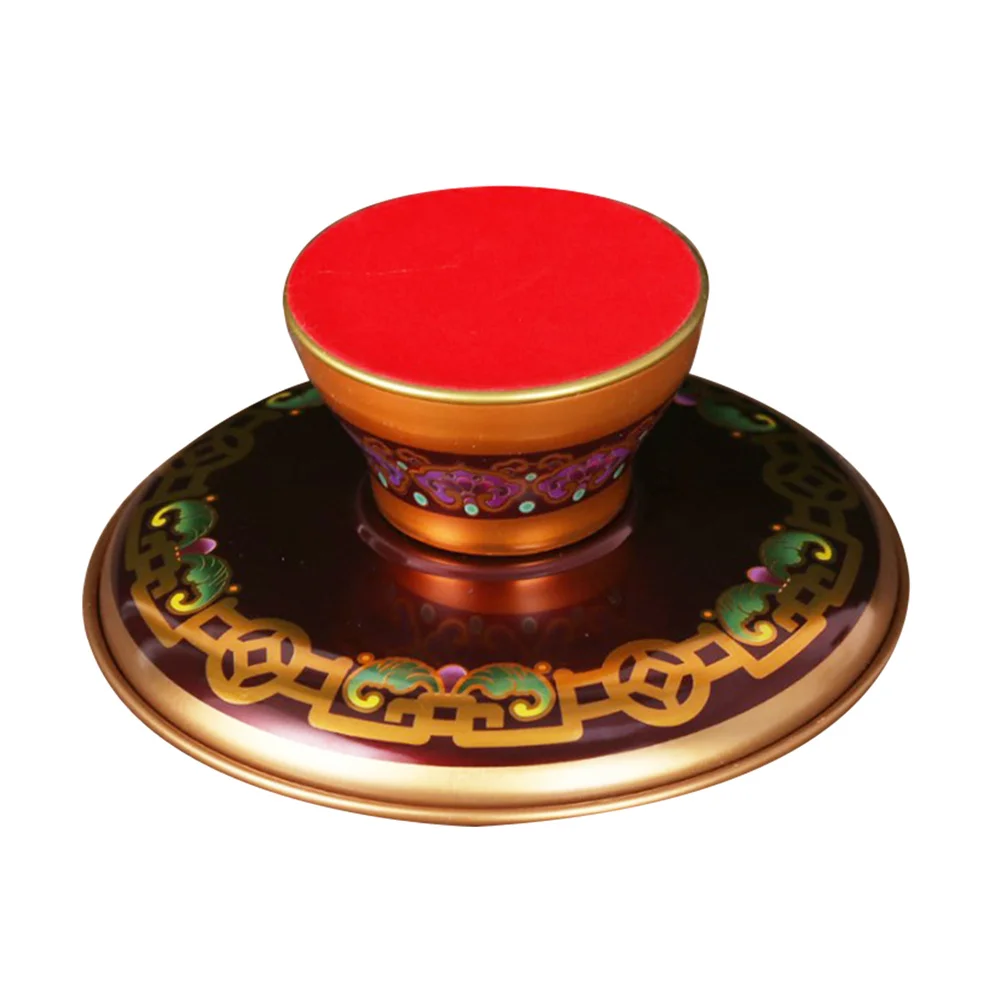 

Lotus Tribute Plate Premium Alloy Retro Sacrificial Bowl For Temple Home Decor Fruit Storage Tray Temple Supplies