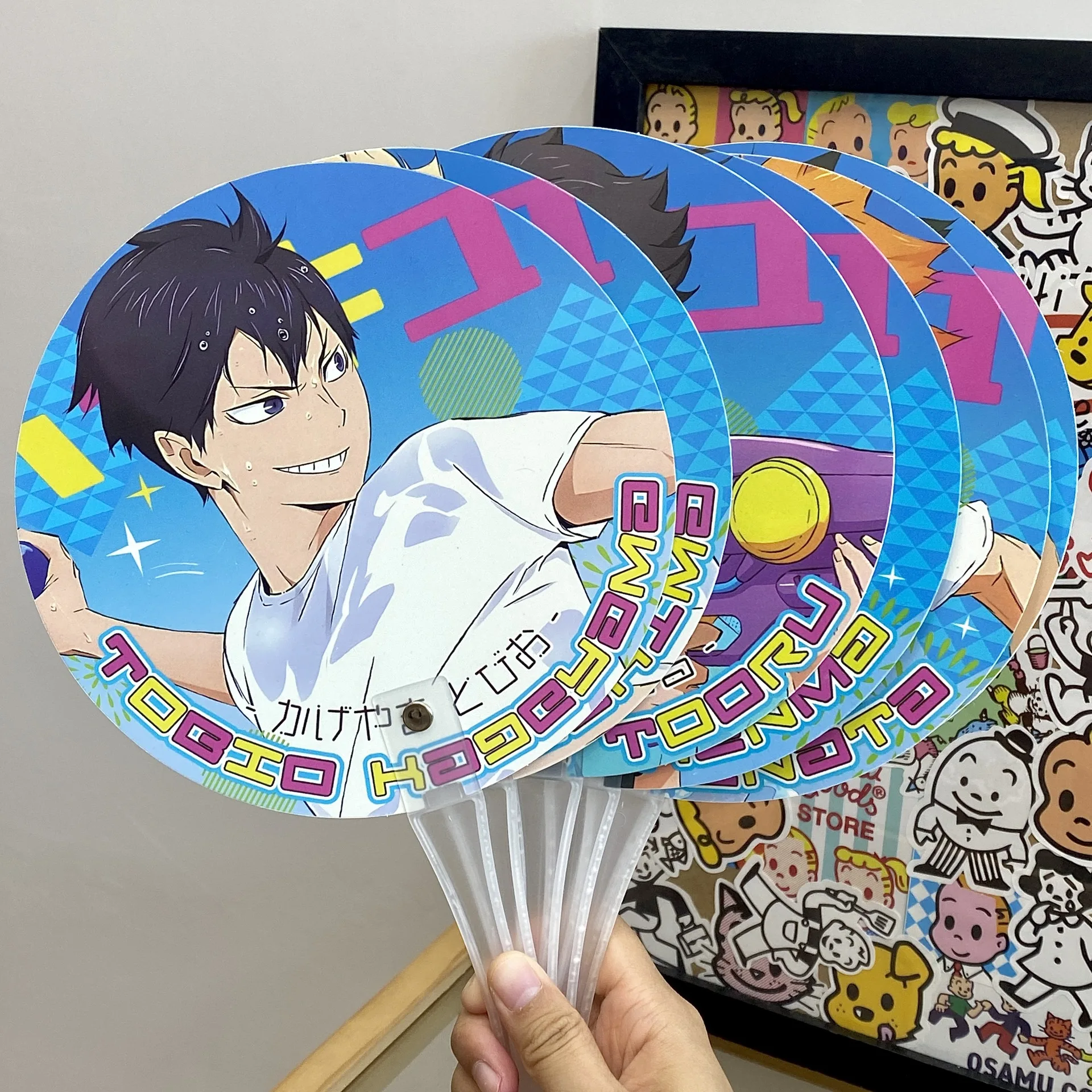 2025 Anime Handfan Decoratieve Fans Feest Decor Schattig Ontwerp Patroon Voor Kinderen Cadeau