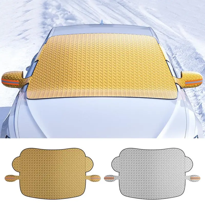 Windshield Cover Sun Shade Car Windshield Rain Cover Sunlight Resistant All Weather Windshield Protector Winter Car Accessories