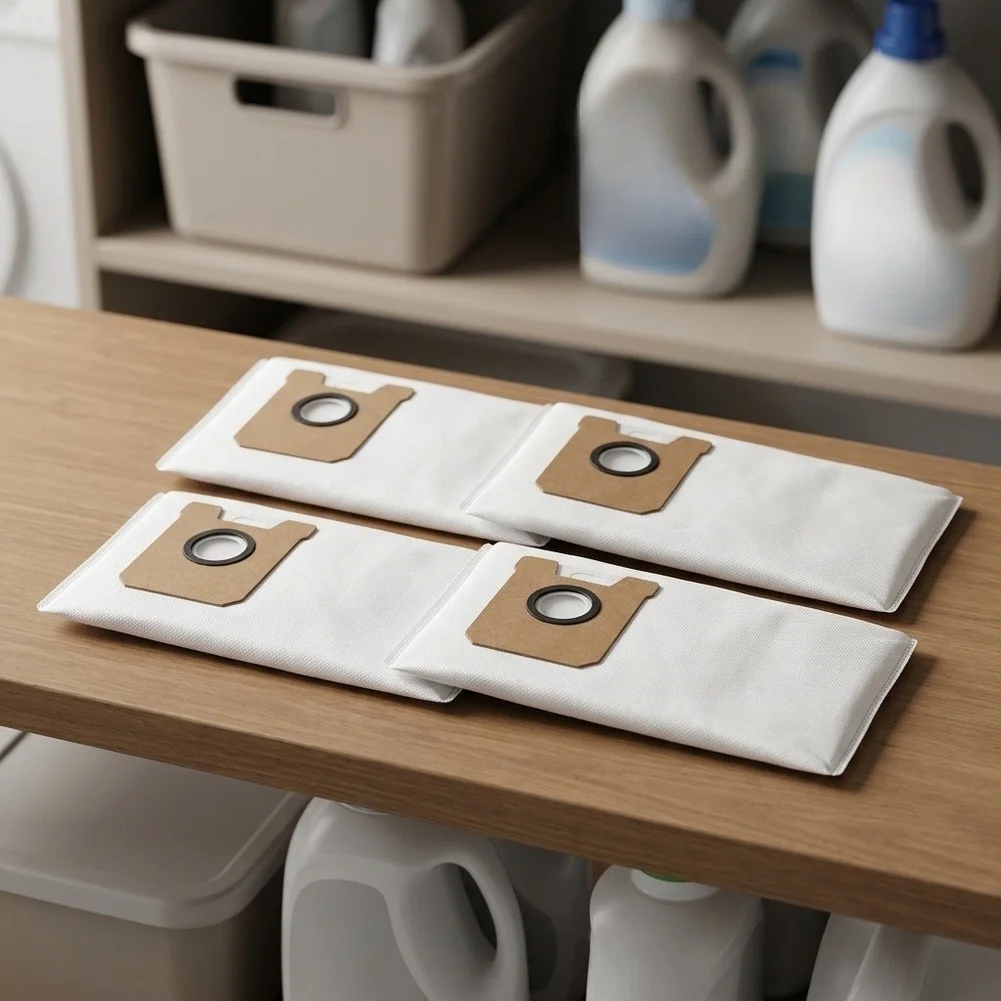 Robot Vacuum Bags RVA210 Dust Bags Easy To Install Dust Bags Easy Installation Large Capacity 3.5L 40 Days Maintenance