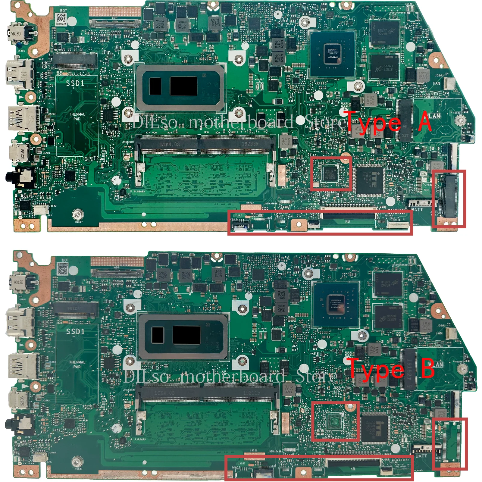 Kefu X532FLC is suitable for Asus X532FL X532F X531F S531F K531F V531F S532F K532F V532F laptop motherboard i3 i5 i7-8th/10th