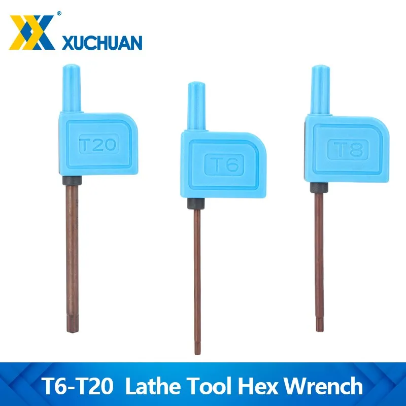 Wrench 5/10pcs T6 T8 T10 T15 T20 Flag Torx Wrench Screw Wrench Machine Tools CNC Lathe Turning Tools Holder