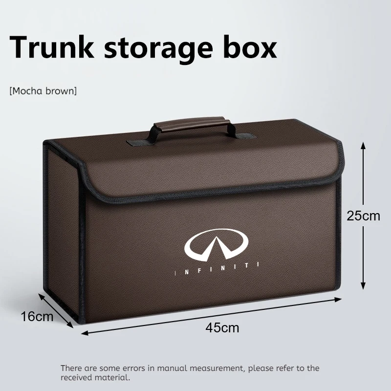 Car Trunk Organizer Box Foldable Storage Tidying Bag Auto