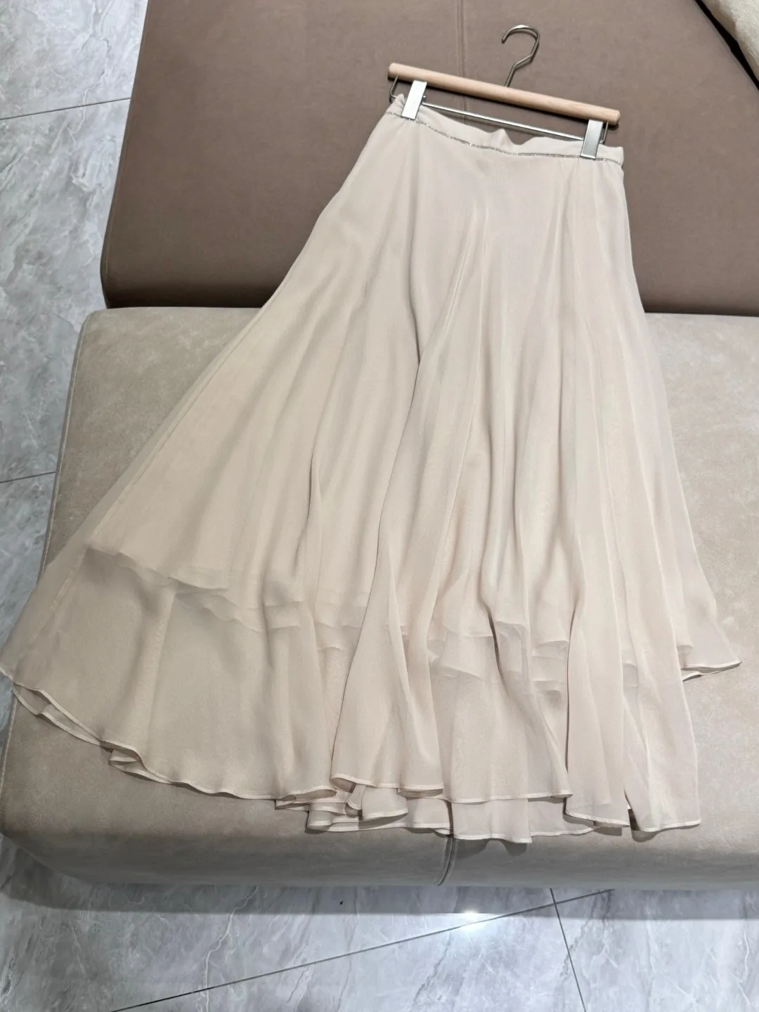 

Новая женская юбка из шелкового шелка шелковицы, модная универсальная