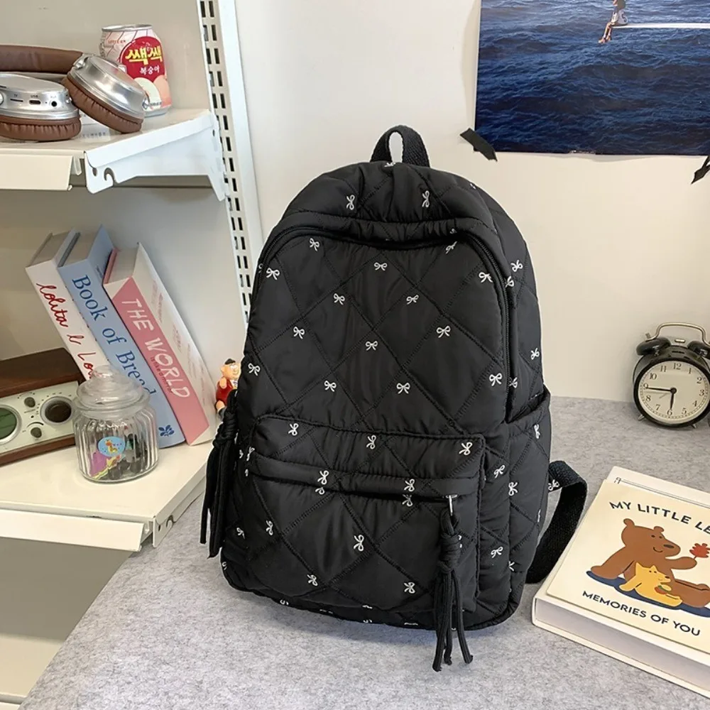 New Large Capacity Children's School Backpack Lightweight Bow Students Schoolbag Book Bags Learning Supplies