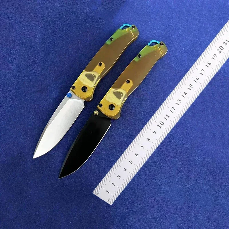 Butterfly BM535-3 Pocket Folding Knife 9cr18mov Blade Transparent PEI Handle Tactical Camping Hunting Survival EDC Tool Knives