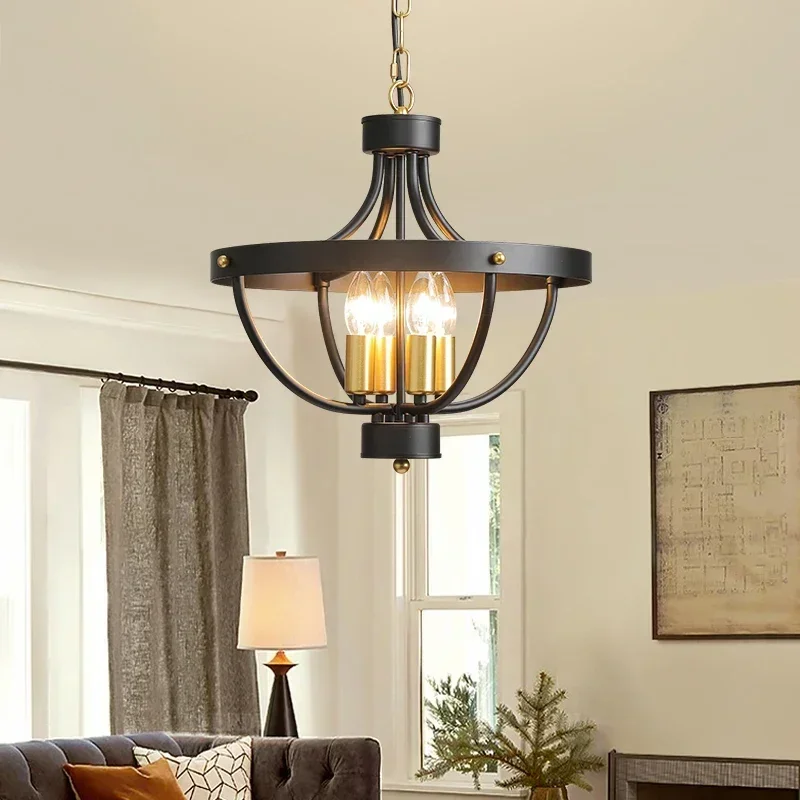 الحديثة مزرعة هندسية الثريا تركيب المصابيح قلادة مصباح للمطبخ ريفي معلقة قلادة الإضاءة لغرفة الطعام