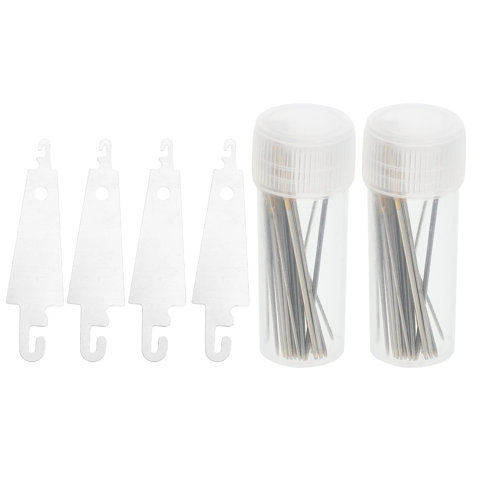 

2 set 2 Sets Cross Stitch Needles Easy Threading DIY Hand Craft Tools Sewing Supplies Embroidery Needle Threader Practical
