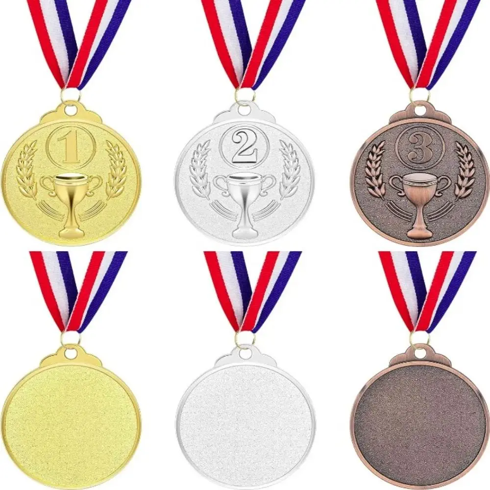 

Winner Reward Gold Silver Bronze Medals Sports Game Swimming Zinc Alloy Award Medals Running Dancing Competition Rewards