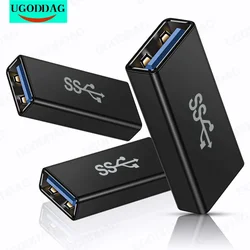 USB Female to Female Adapter USB 3.0 Male to Type A Male Cable Coupler for Connecting Two USB Male Ends Cord Extension Connector