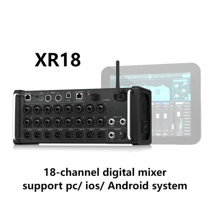 XR18 Multi-Channel Usb Audio Interface Sound System Studio Original Digital Mixer