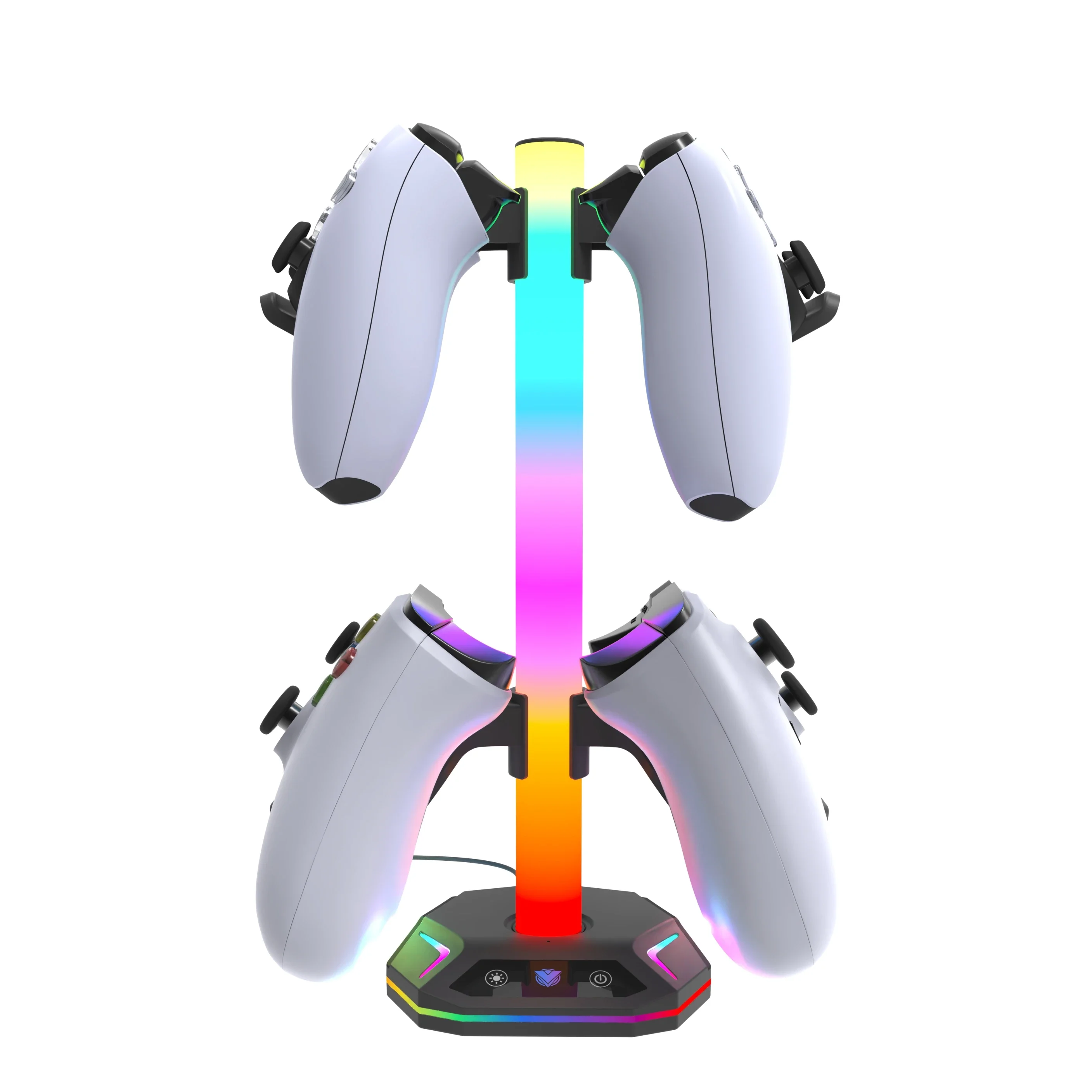 Gaming RGB Headphone Stand for Playstation5 Controller Holder Earphone Hanger Accessories for Desktop Gamer PS4 Xbox PS5 Gamepad