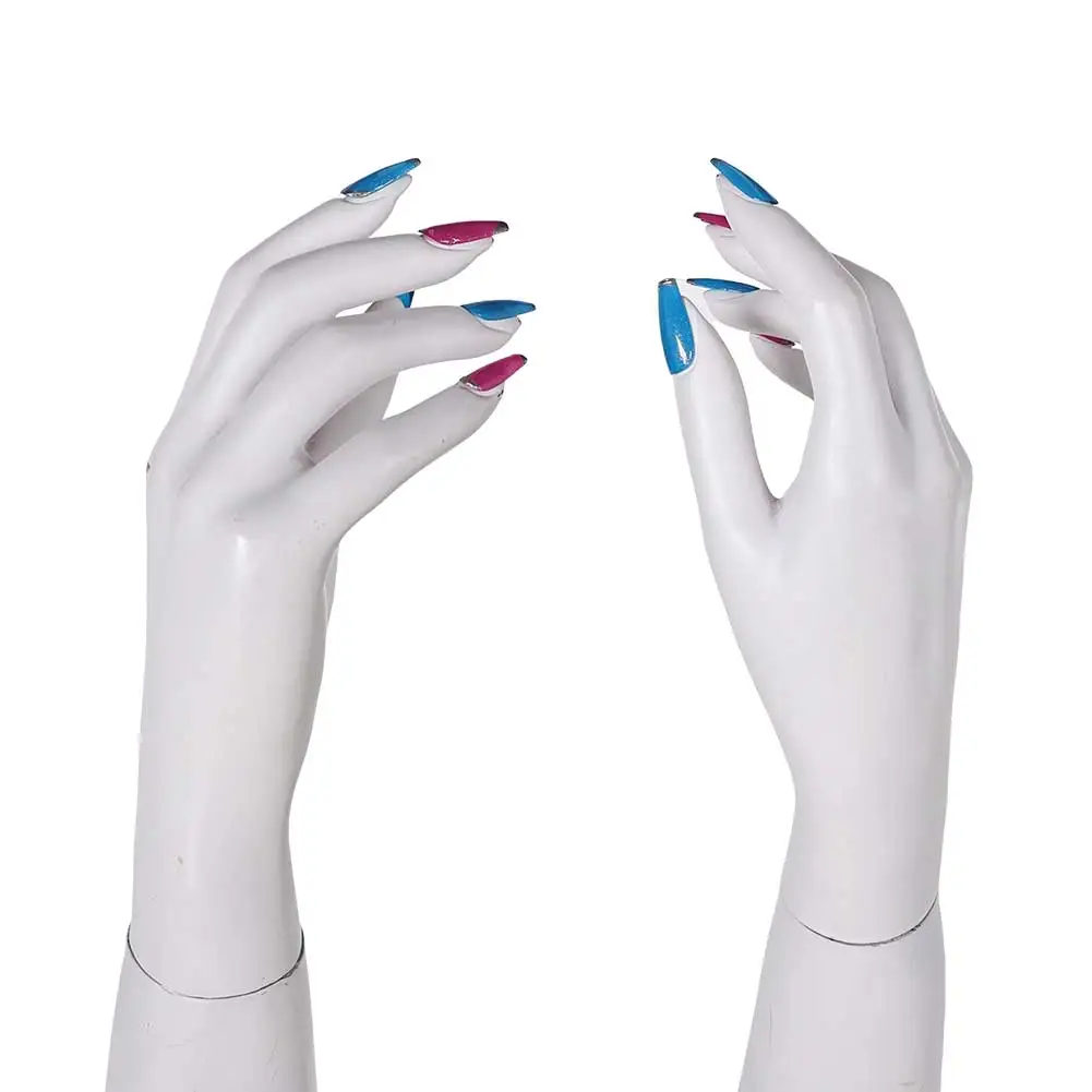 Cosplay Arcane Jinx Fake Nails Art Vermomming 2024 Game LoL TV 2 Fantasy Vingers Rollenspel Kostuum Accessoires voor volwassen vrouwen Meisje