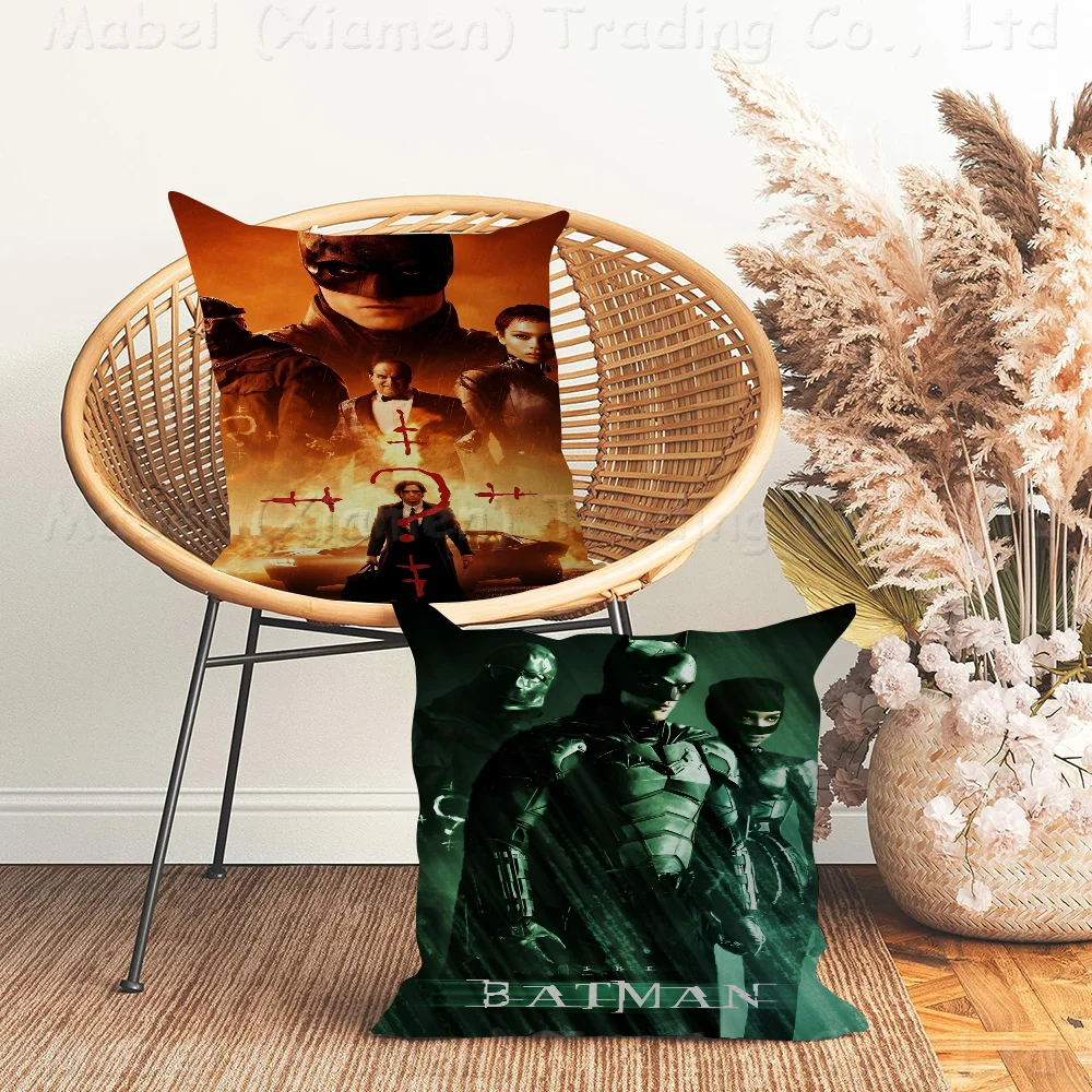 

B-Batman Movie 2022 Maple Design Cushion Cover Happy Autumn Harvest Decor Holiday Decorati Pillow Cover