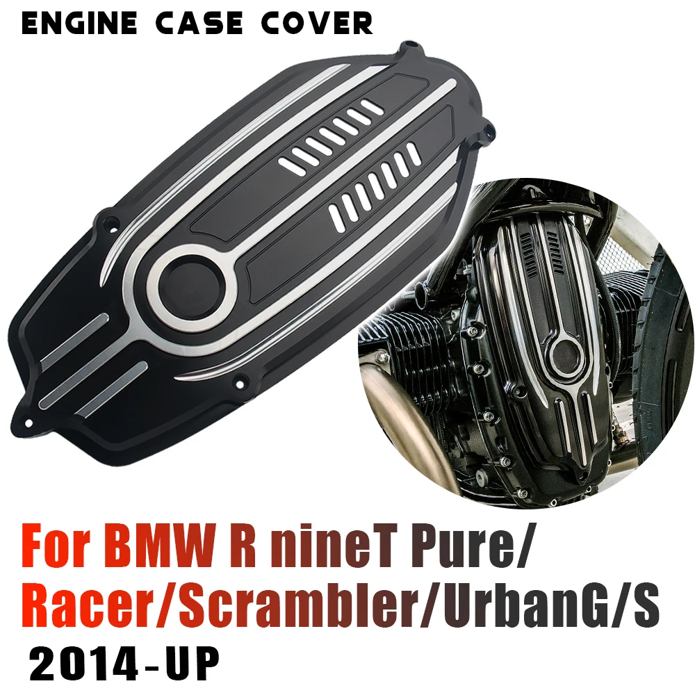 For BMW RNINET R NINE T R9T Racer Scrambler Urban G/S Pure Motorcycle Front Engine Case Cover Breast Plate Frame Protector