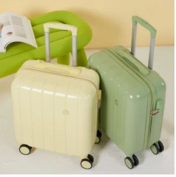 

Gift suitcase, 18-inch women's small lightweight carry-on suitcase universal silent wheel password roller railing Luggage