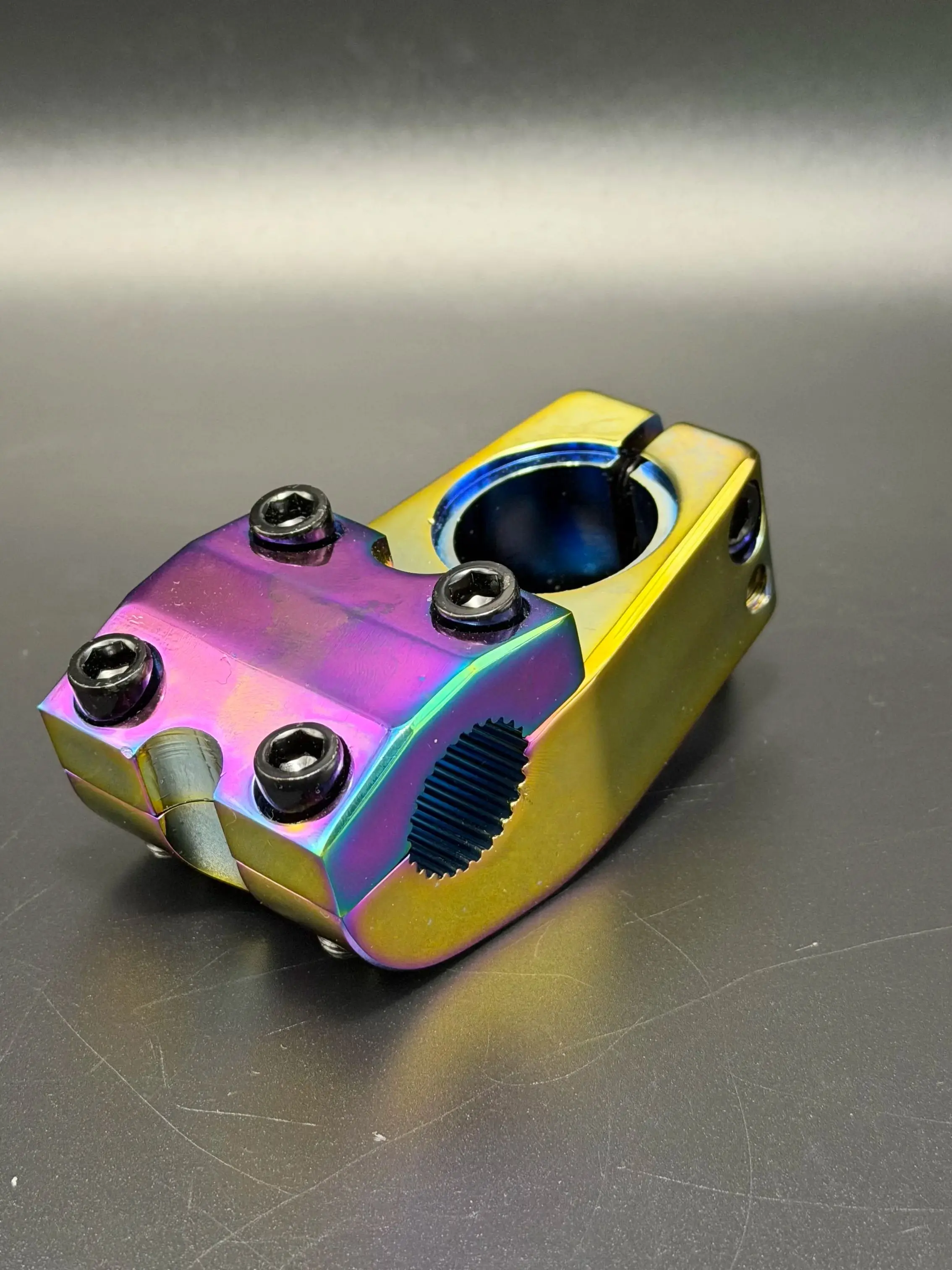 AliExpress NONE VOLE Aluminum Alloy Bicycle Stem BMX Stem MX10 22.2mm 28.6mm 50mm CNC Black/Silver/Oilsi BMX Parts Mountain Bike Accessories