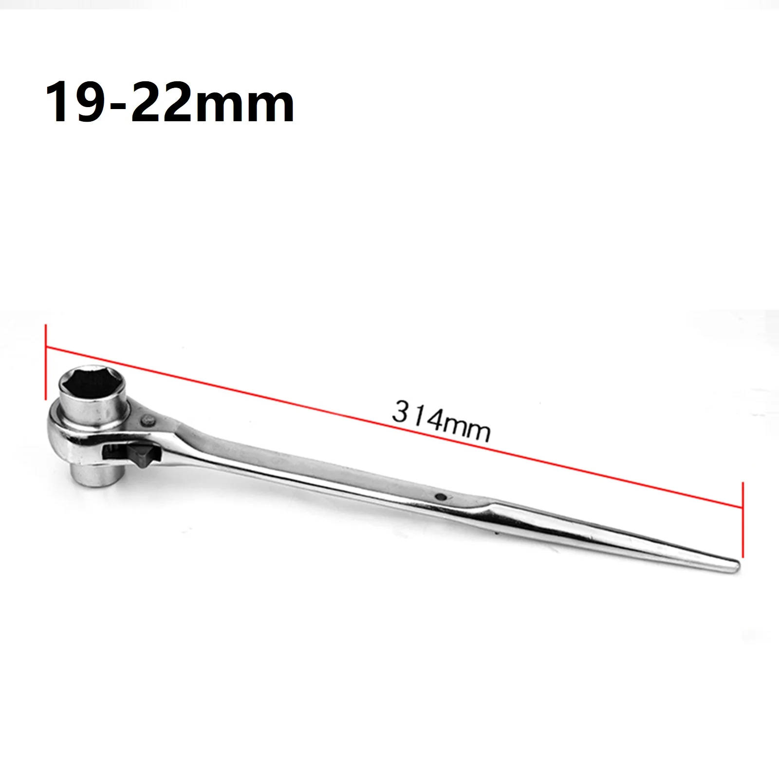 17-22mm Ratchet Wrench Two-way Plum Blossom Socket Quick Combination Wrench Sharp End Socket Wrench Combination Hand Tools