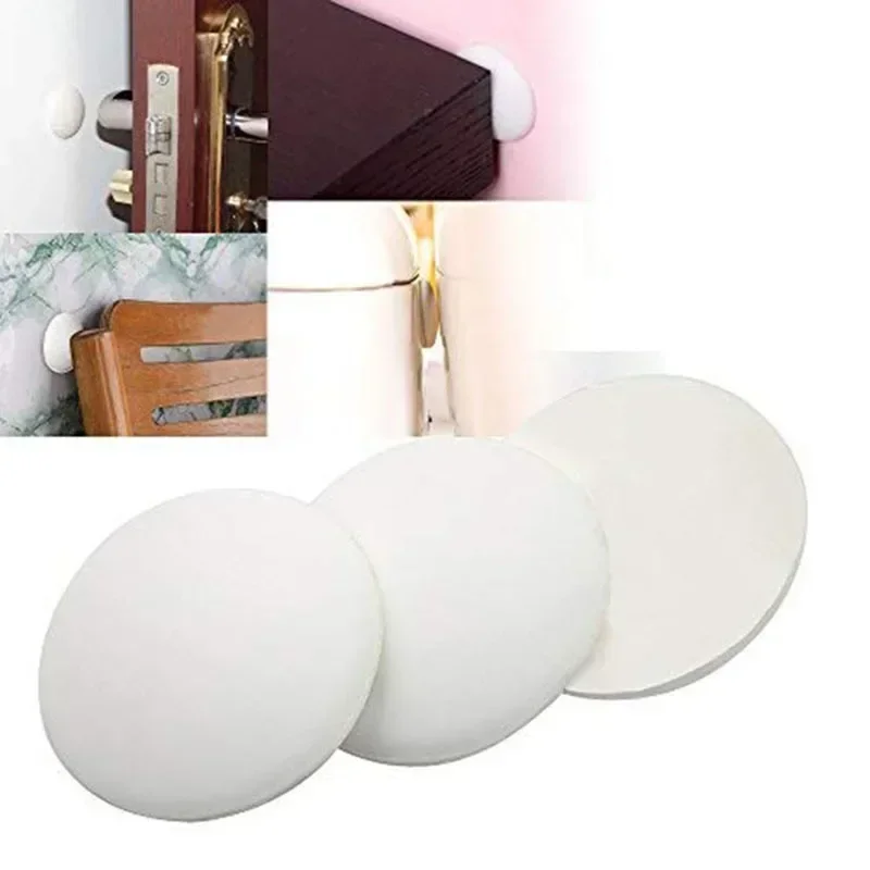 1/5/10Pcs Door Stops Rubber Wall Protectors Guards Self Adhesive Door Handle Bumper Stoppers Protective Plug Non-slip Muffler