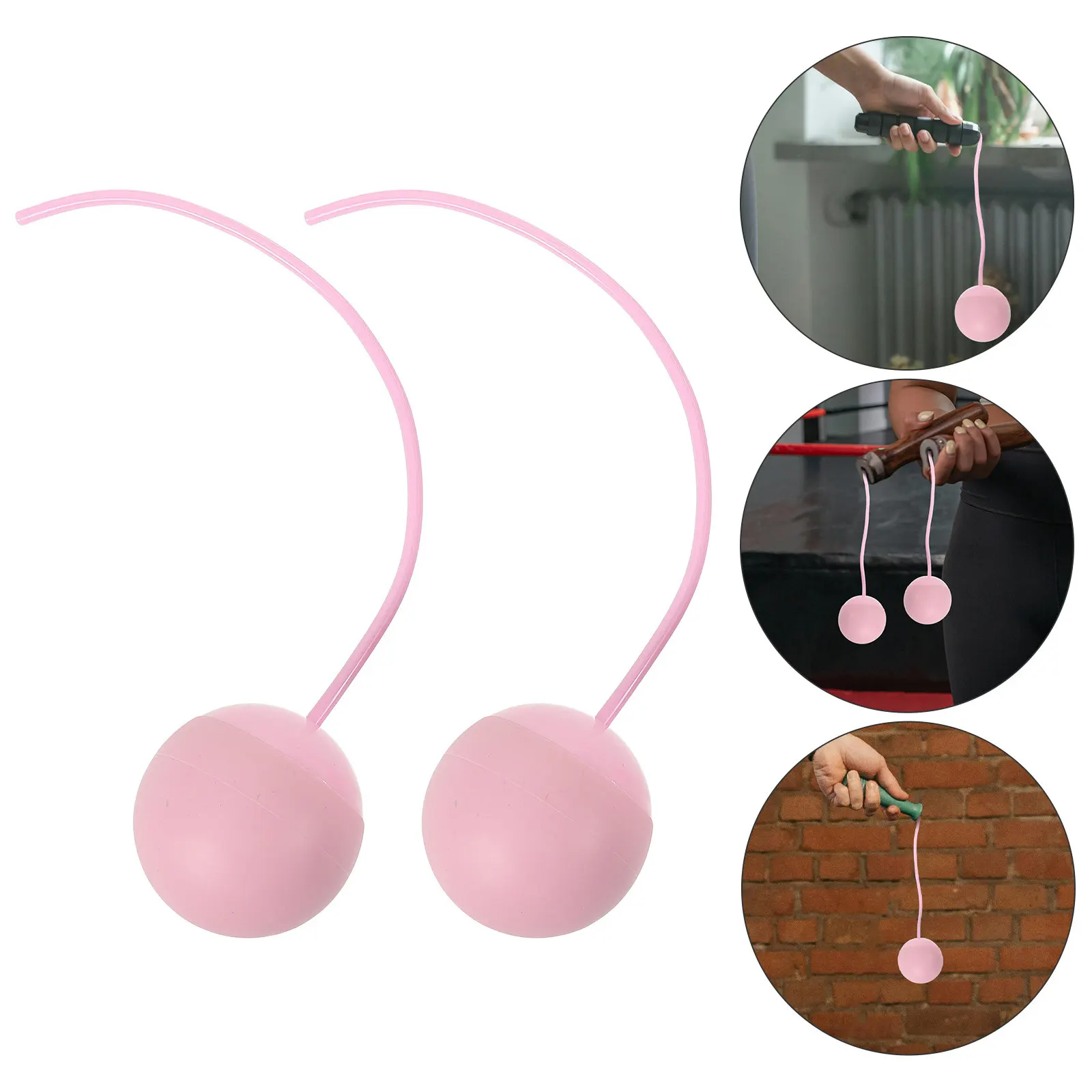 2pcs Jump Rope Balls – Cordless Skipping Rope Replacement for Indoor Fitness & Workout