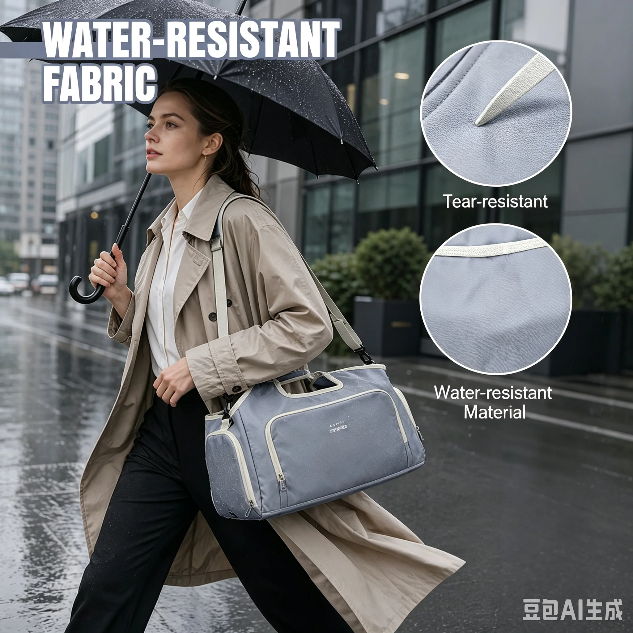 女性用トラベルダッフルバッグ、シューズ収納付き、スポーツフィ - Shoe Bag Travel のレビューと価格