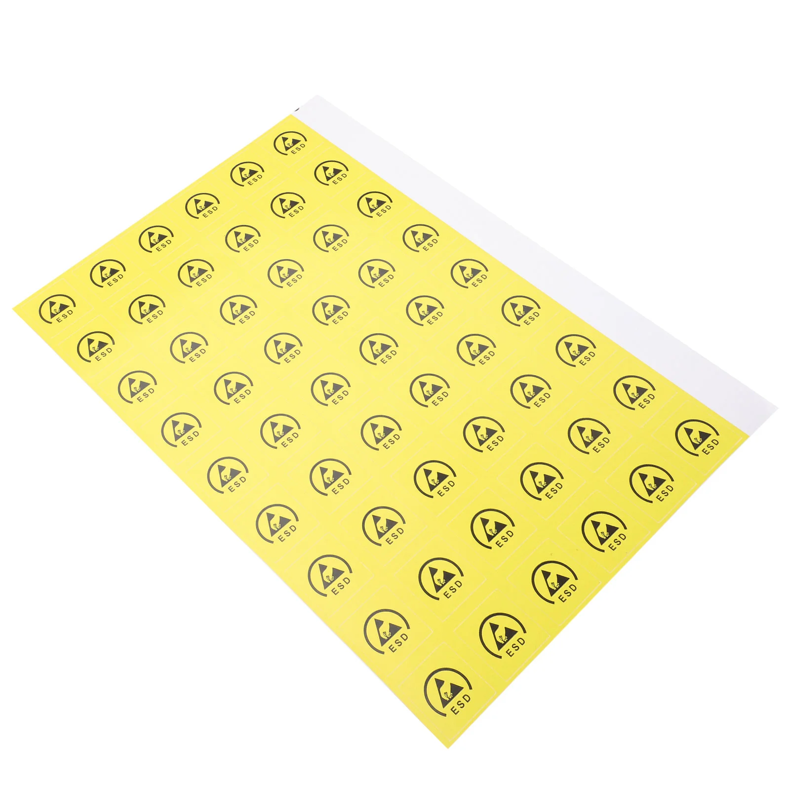 Caution Stickers Anti-static Esd Self Adhesive Warning Decal Electricity Mechanical Equipment Label Electrostatic