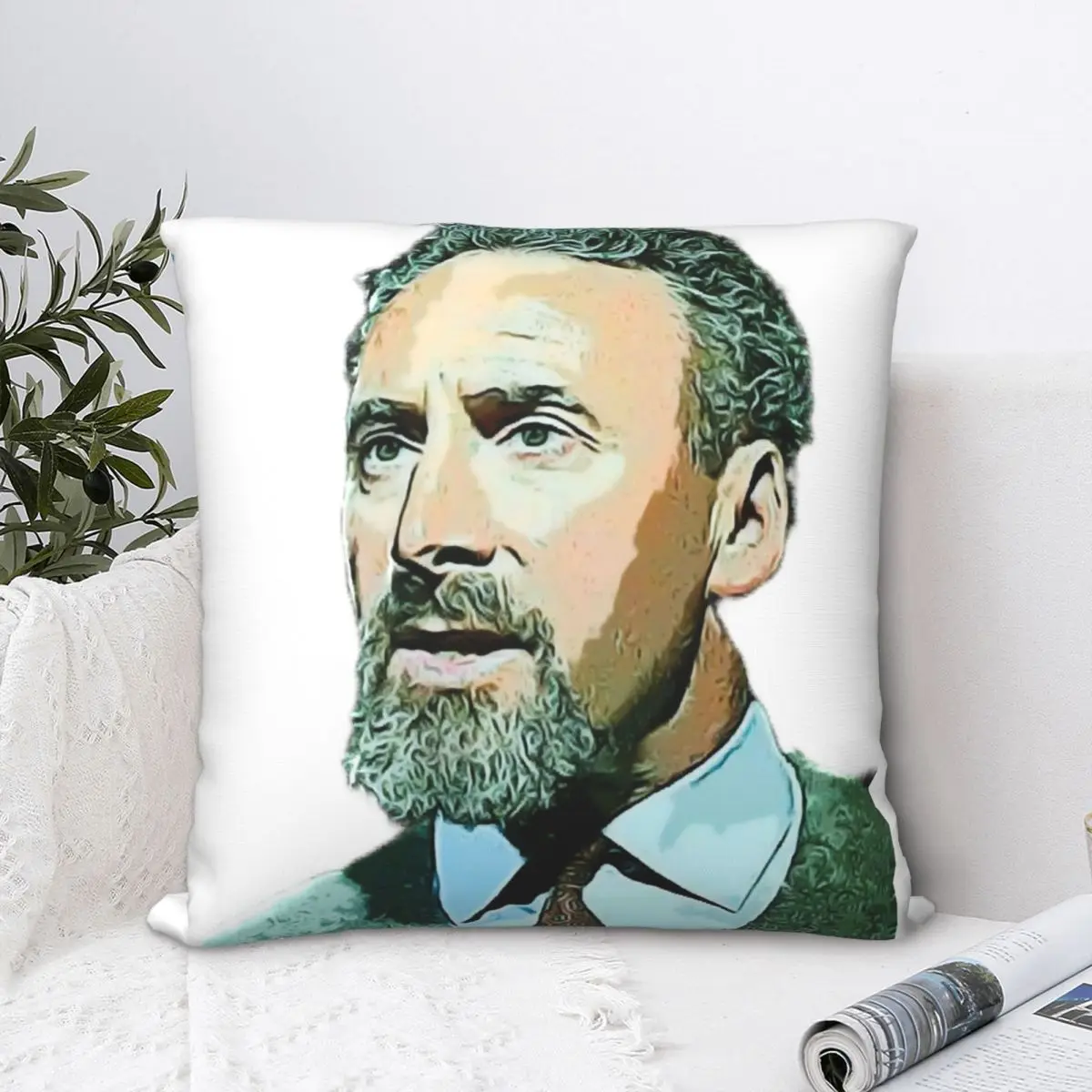 

Sir Antony Sher Square Pillowcase Polyester Pillow Cover Velvet Cushion Zip Decorative Comfort Throw Pillow For Home Car