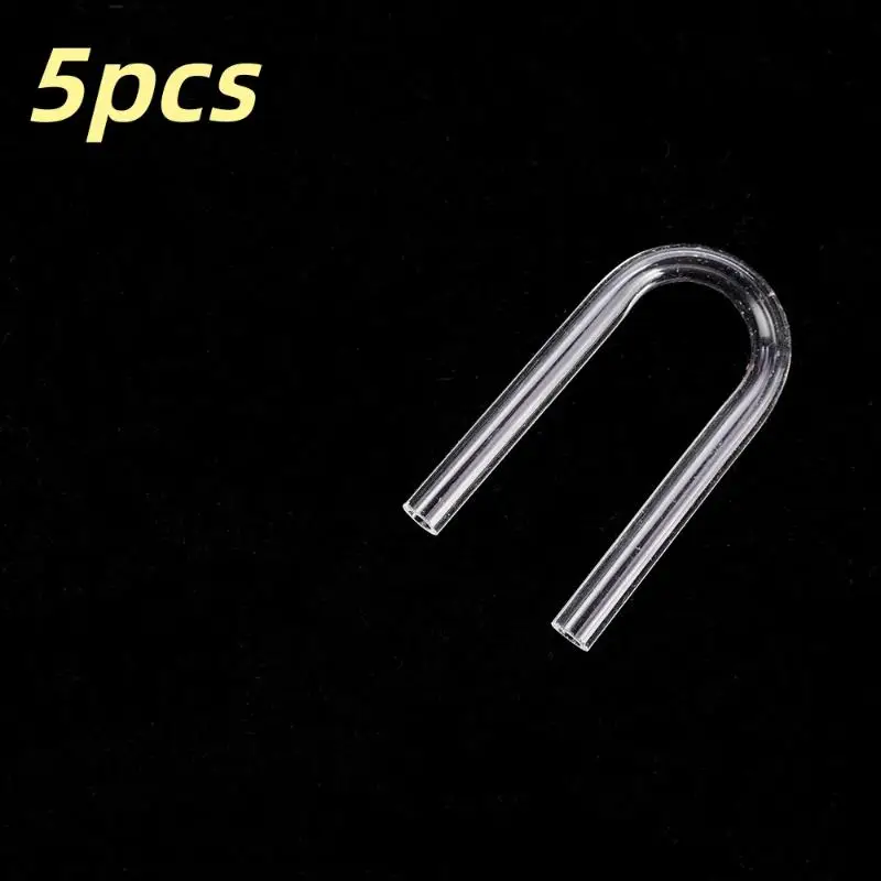[MOA]5Pcs U Shape Tube Air Pump Air Tube Filter Connecting Acrylic Aquarium Connector Fish Tank Accessories[MOA]