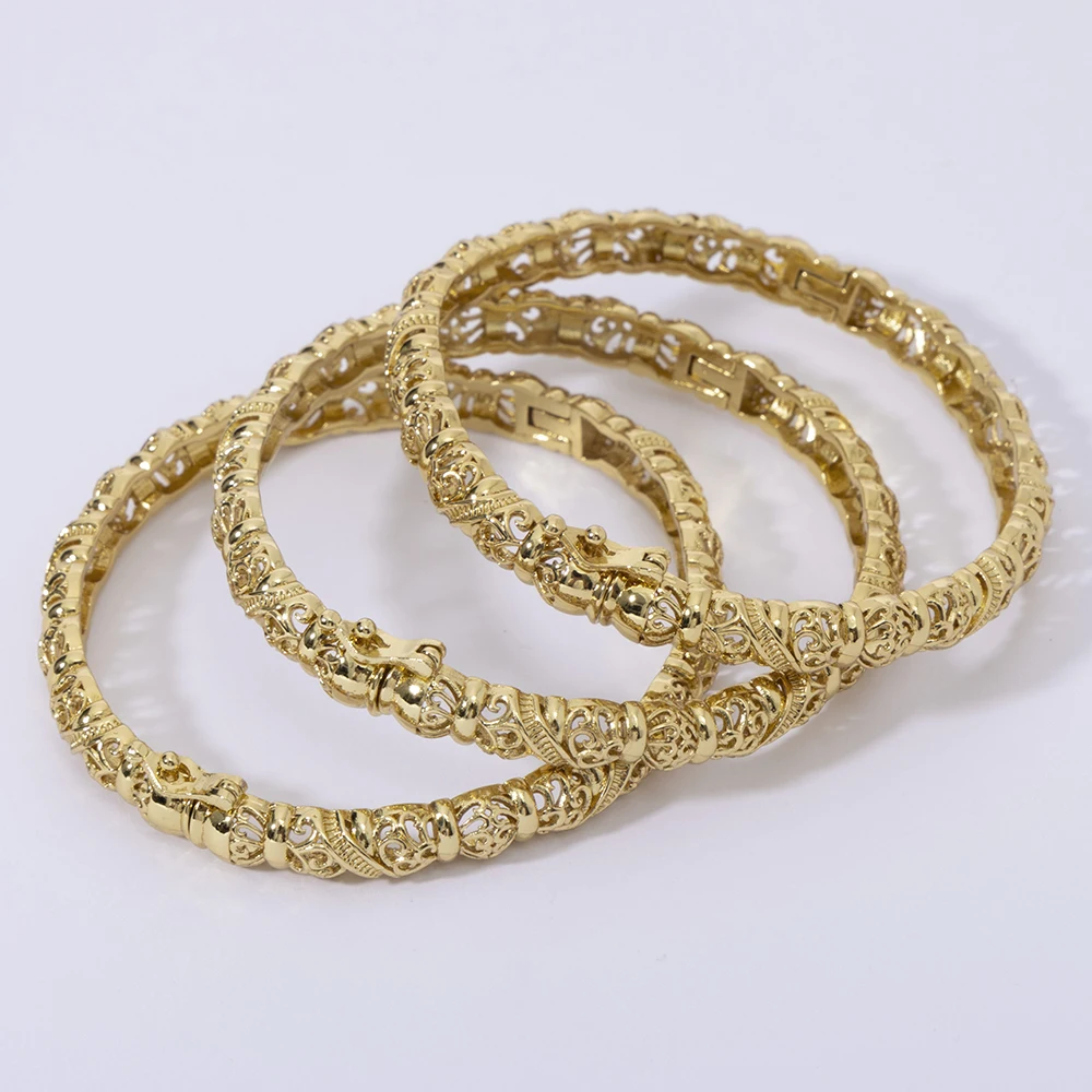 LUIZADA 2025, neues Vintage-Armband für Damen, afrikanische Hochzeit, luxuriös, vergoldet, Braut, exquisiter Glücksarmreif, Schmuck – Detail 16