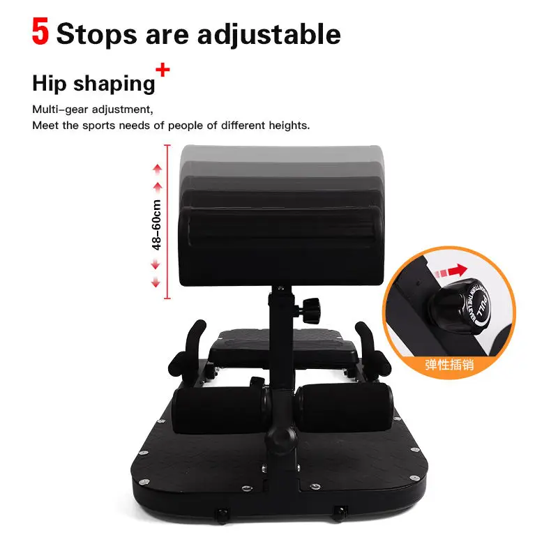 Hot Selling Gym Equipment Abdominal Hip Leg Trainer Adjustable Sissy Squat Machine Leg Exerciser Equip