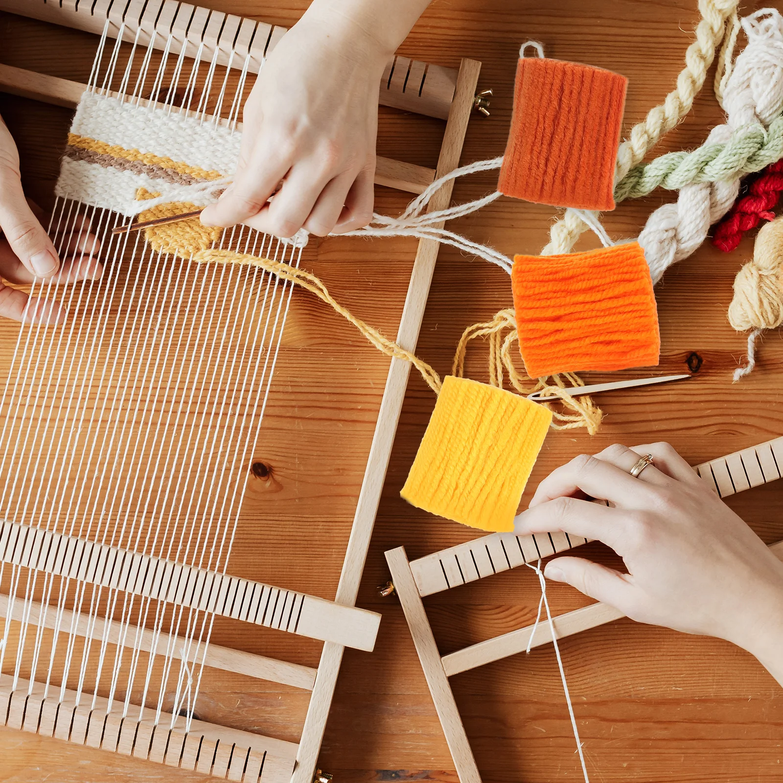 

12pcs Yarn Hand-Made Craft for Tufting Rugs Carpet Embroidery Latch Hook Diy Crochet Rug Making Kits Blanket Yarns