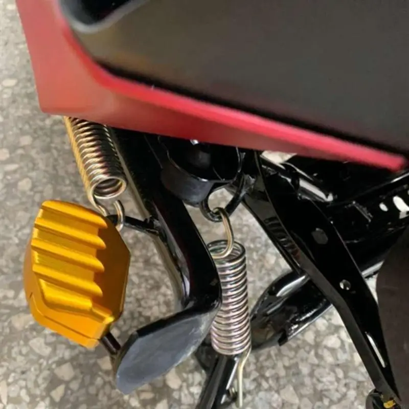 A70F Motorcycle Kickstand Extender Column Auxiliary Foot Side Stand Extension Pad Support Plate Base for Xamx300 125 250 350