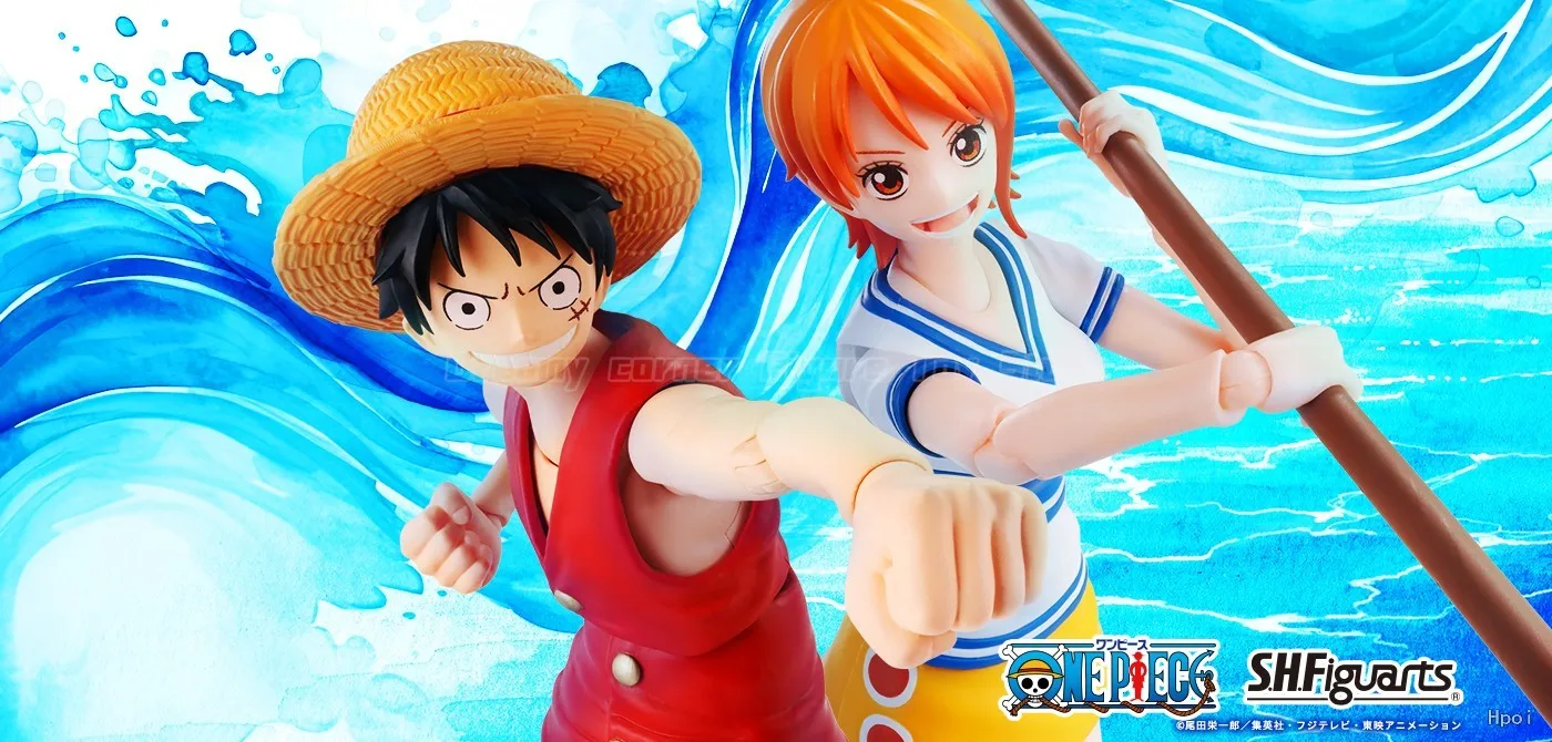 

【In Stock】BANDAI SHF ONE PIECE Monkey D. Luffy Nami ROMANCE DAWN Action Figure