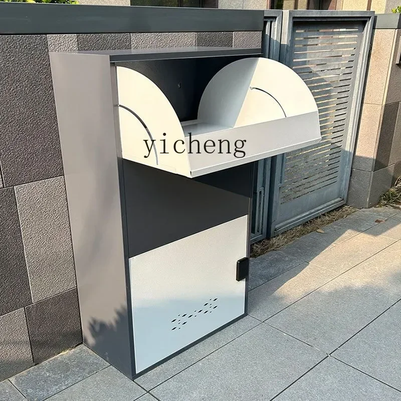x3- courier cabinet, outdoor anti-theft delivery cabinet at the entrance of personal home, convenient villa storage box,