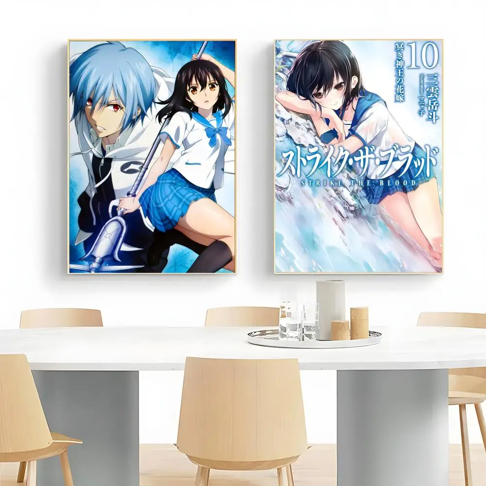 Vampire Anime S-Strike the Blood Poster Wall Art Print Decorative Mural Home Decor Gift Unframed