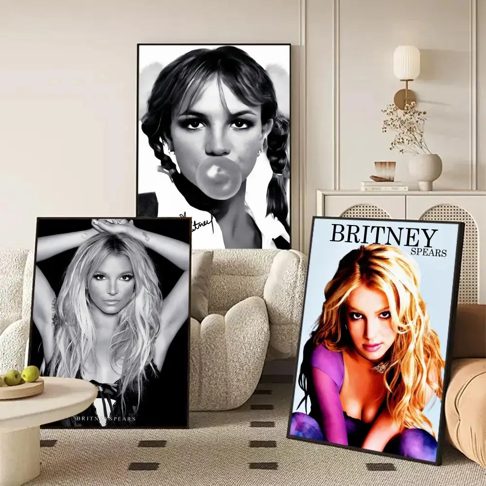 B-Britney Jean S-Spears Singer Poster HD Art Sticky Wall Wat