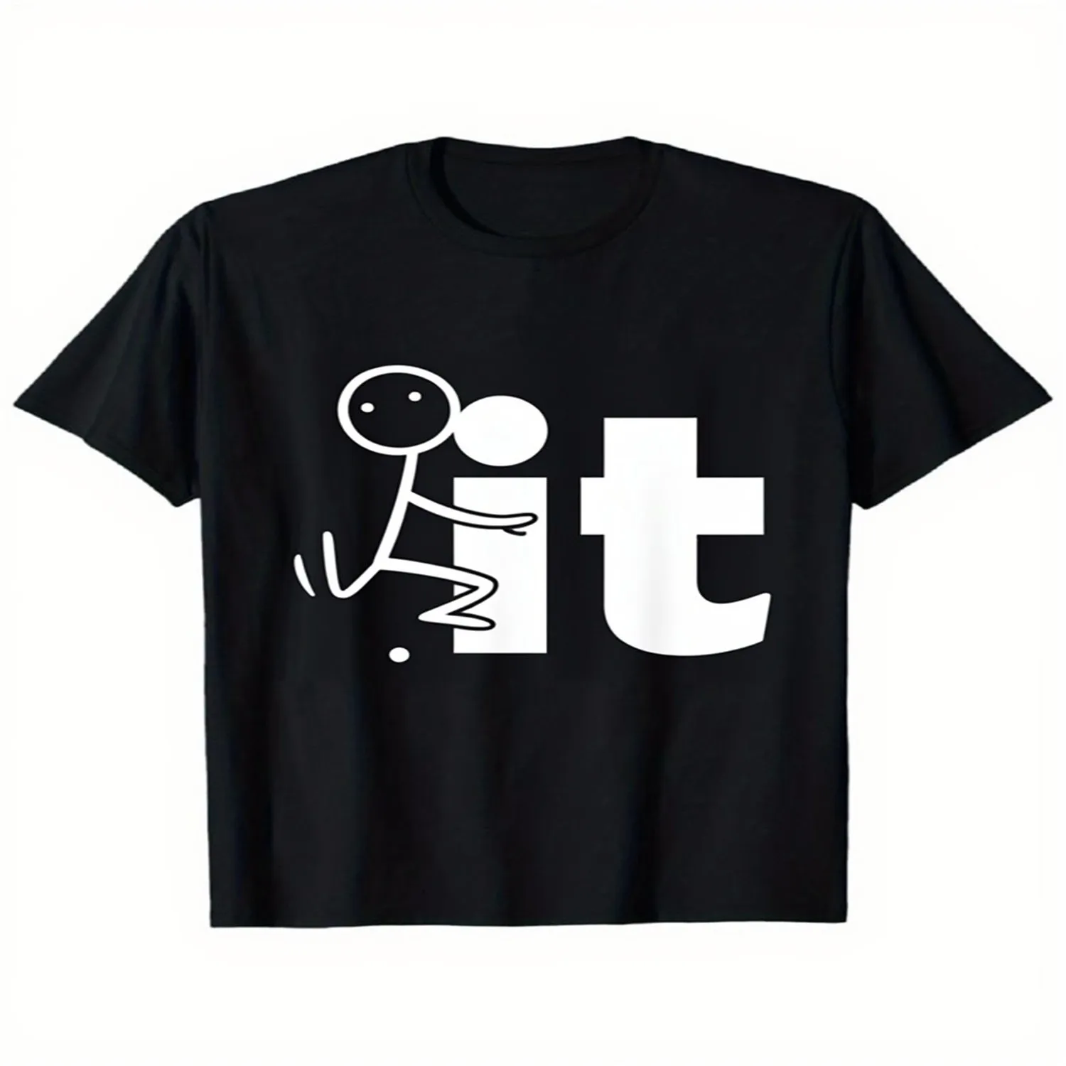 Men'S Heavyweight Pure Black Short-Sleeve T-Shirt, Loose Fit, Drop Shoulder, Versatile Basic Style, Casual Daily Wear, Commuting, Plus Size Top lightweight tshirt, unisex t-shirt