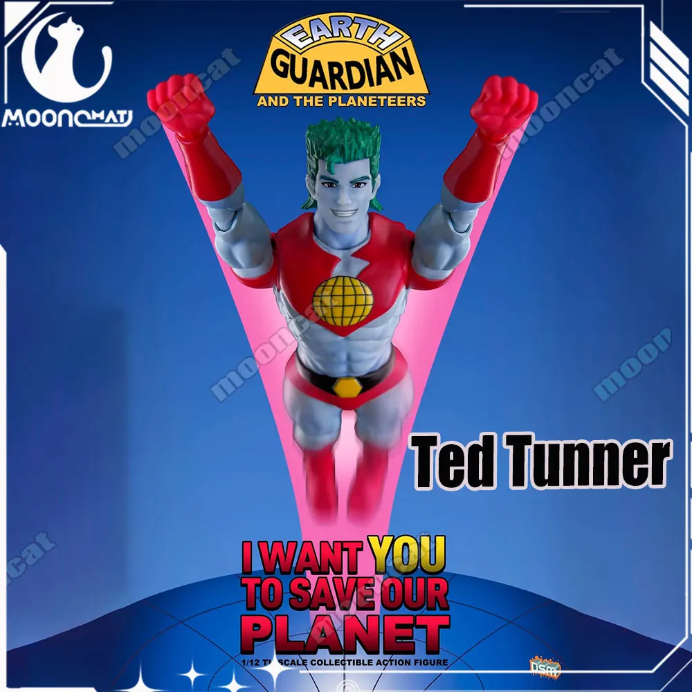 

In Stock Dasin Model 1/12 Planet Super Captain Anime Action Figure Captain Planet And The Planeteers Models Toys For Kids Gifts