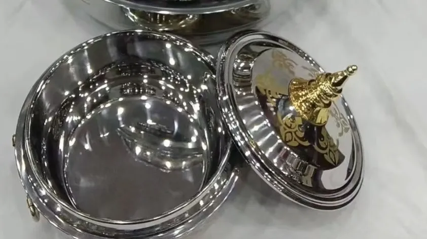 4 Piece Set 3L 6L 8L 12L Stainless Steel Insulated Lunch Box Thermal Food Warmer Hot Pot for Family Gathering Ramadan 5