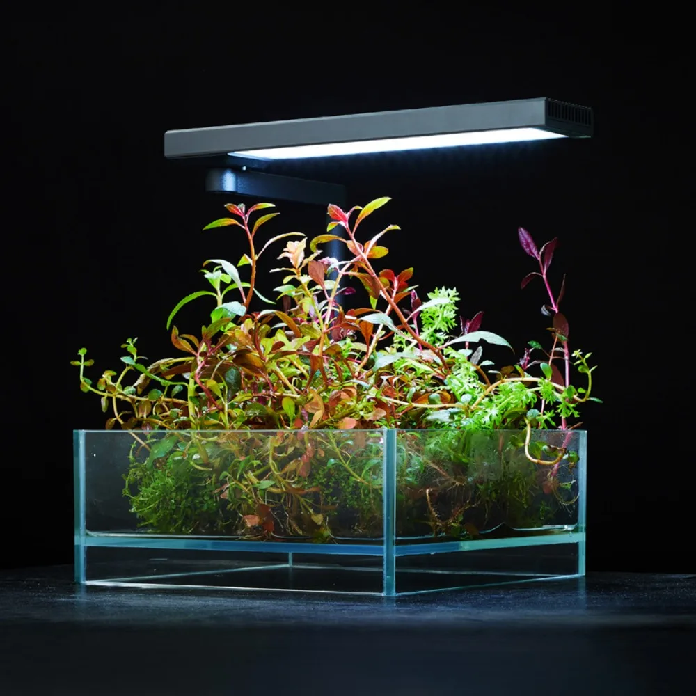 

LED Aquarium Light , Aquatic Plant Fish Tank Lamp, Clip on Sunrise Sunset Moonlight Desktop Aquarium LED Lamp With App Control