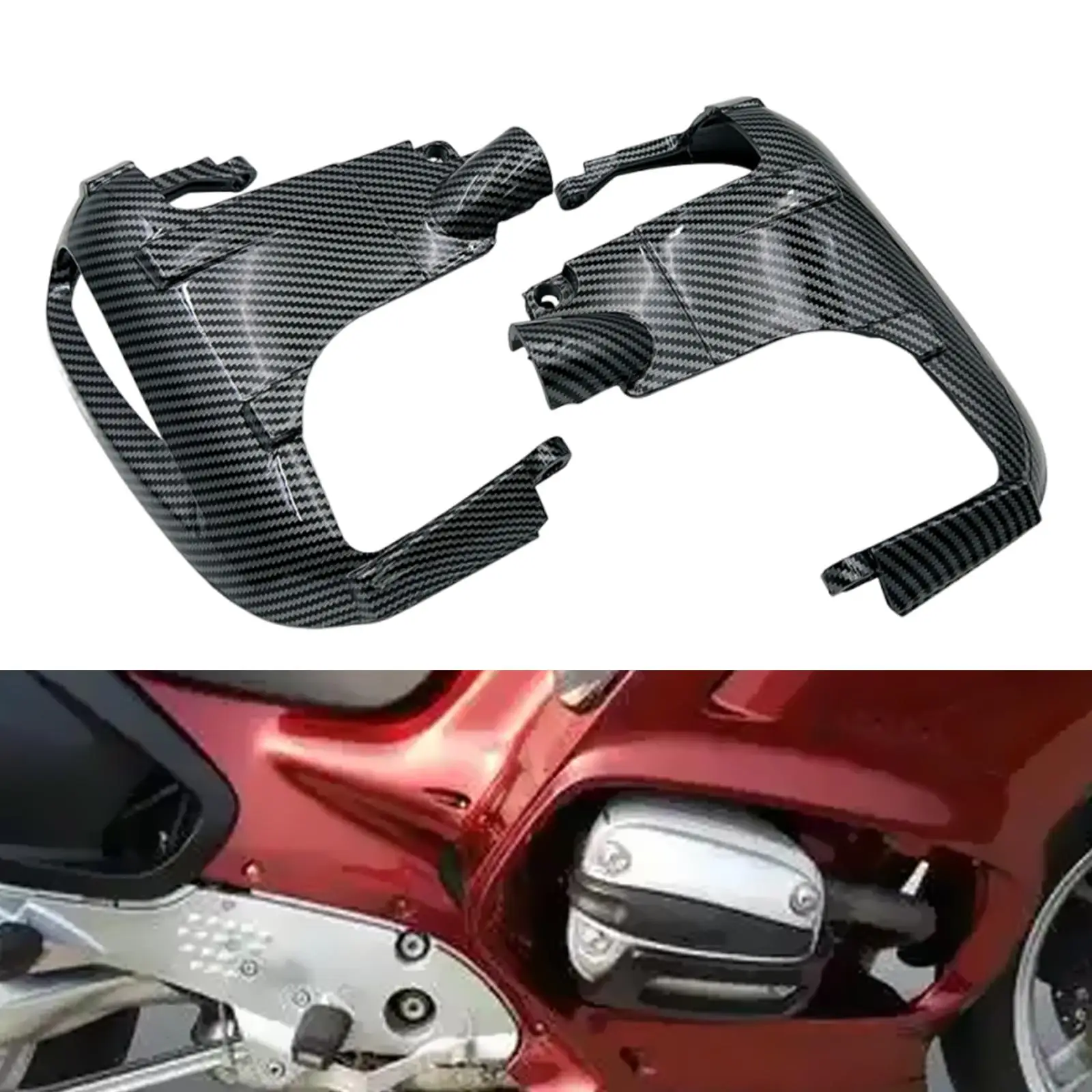 Engine Cylinder Head Guards Spare Parts Practical 1 Pair for BMW R1100S