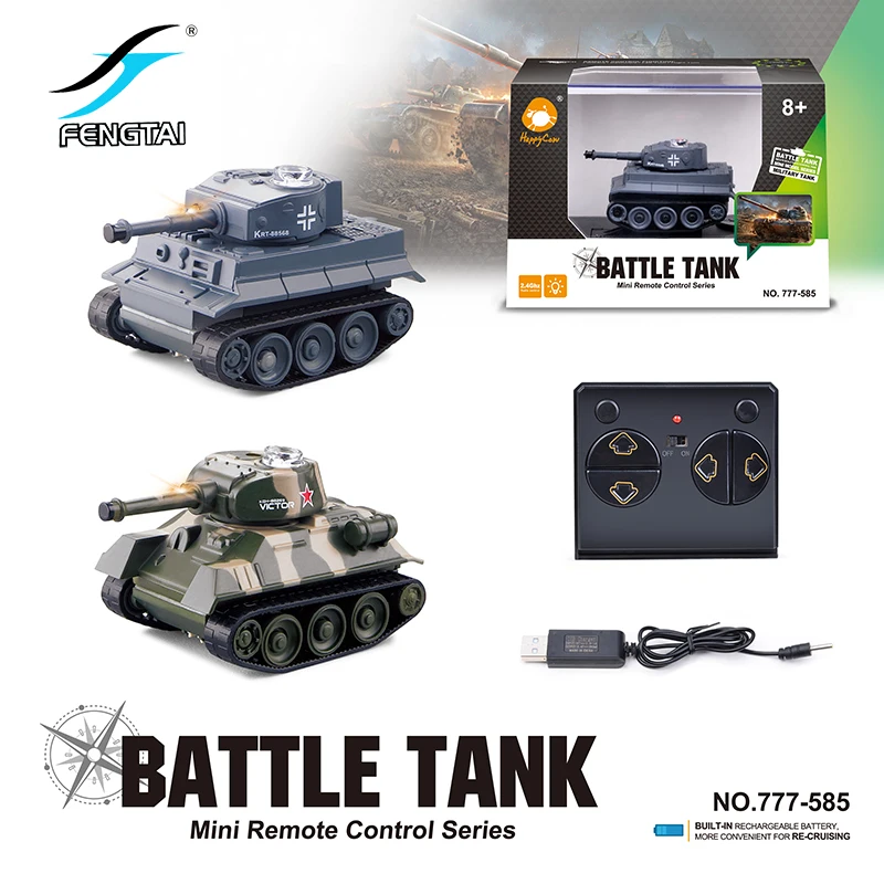 2.4G gąsienica RC typ Tank Track wysoka prędkość symulacja Mini pilot Radio pojazd wojskowy opancerzony samochód wieżyczka zabawka rydwan