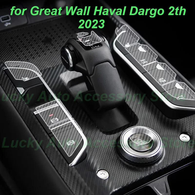 

Car Gear Button PVC Stickers for Great Wall Haval Dargo 2th 2023 Lift Panel Air Conditioner Button Stickers Interior Accessories