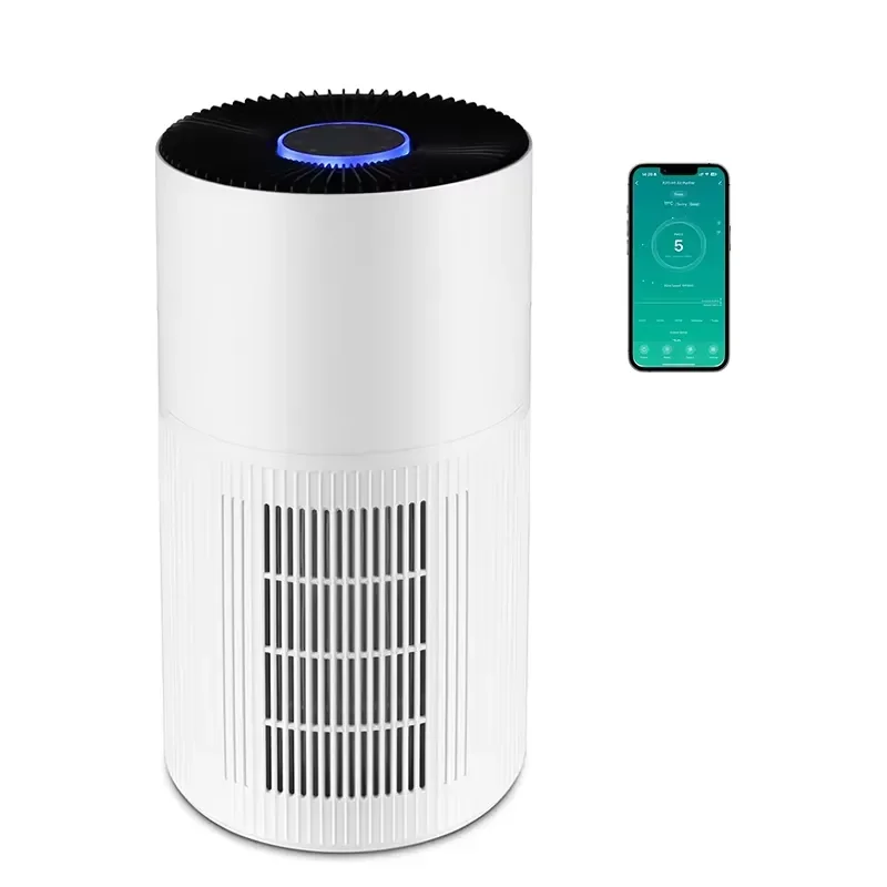 2025 ETL Certified Smart WiFi Air Purifier for 500 Sq Ft with PM2.5 Indicator Tuya Alexa App Control New