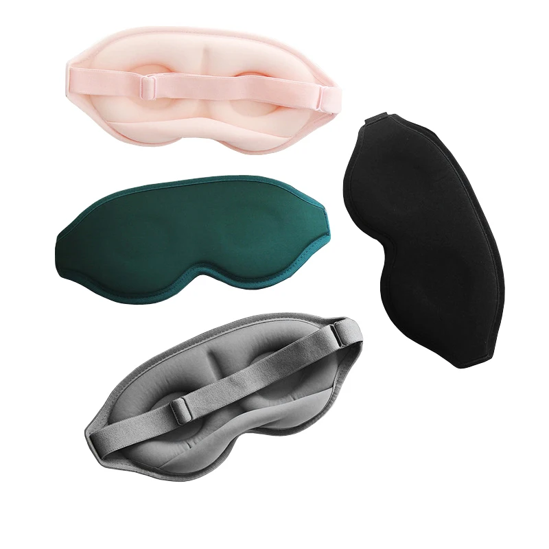 3D Eye Mask for Sleeping and Shading,Sponge Sleep Eye Cover with Nose Pad,Women Men Eye Patch,Eyepatch Blindfold for Travel Nap