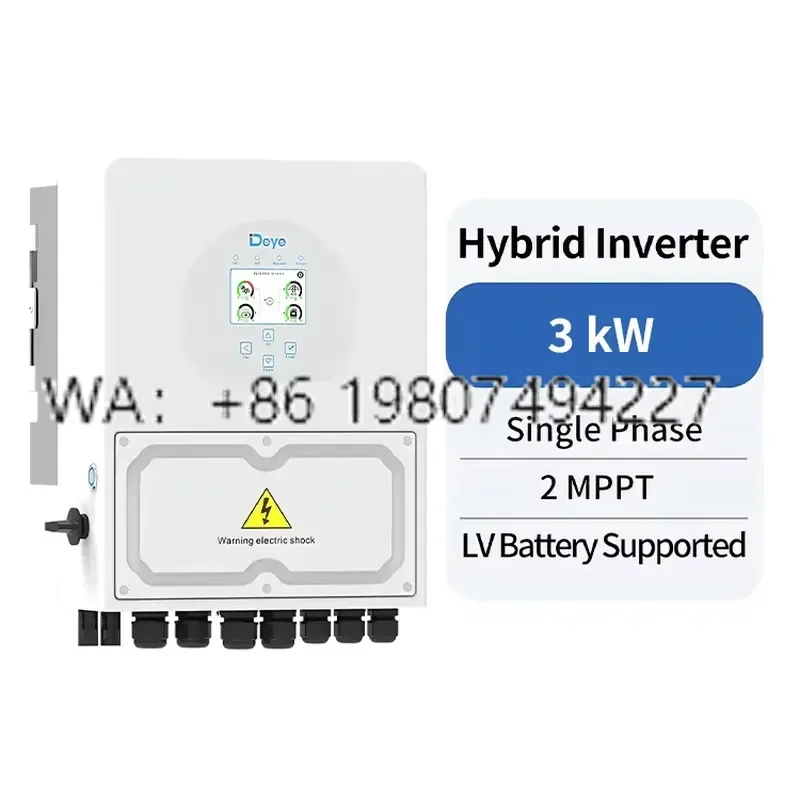 for Deye Hybrid Inverter SUN-3-6K-SG04LP1-EU 3kw Single Phase Solar Inverter