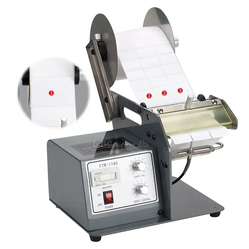 Counting Function Labeling Peel Photoelectric  Sticker Label Stripping Dispensing Machine FTR-118C 120-320MM With
