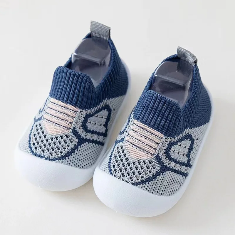 2025 New Children's Toddler Shoes Non-slip Soft-soled Baby First Walkers Stretch Breathable Kids Shoes for Girls Boys Zapatos